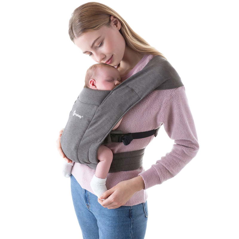 babyonlineshop Ergobaby Embrace Pure Black Babytrage für Neugeborene Tägliche Deals