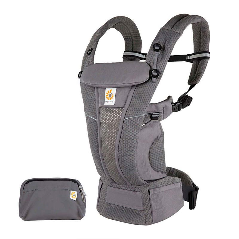 babyonlineshop Ergobaby Omni Breeze Graphite Grey Babytrage Sonderangebote