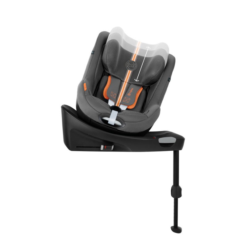 babyonlineshop CYBEX Sirona Gi i-Size Plus Lava Grey ab Geburt bis 105 cm (ca. 4 Jahre) Super Sparpreis