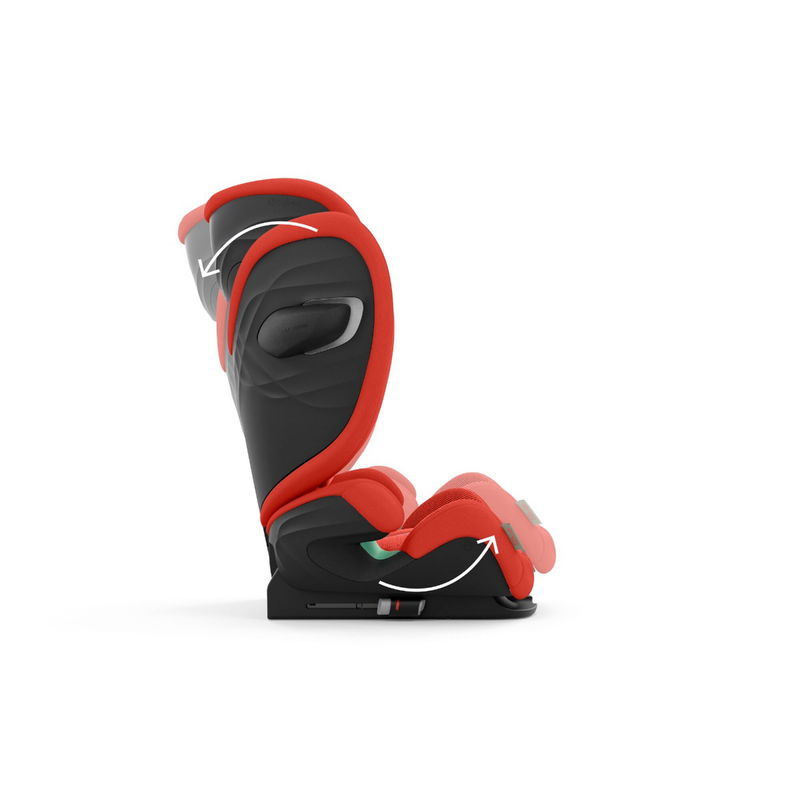 babyonlineshop CYBEX Solution G i-Fix Plus Kindersitz Hibiscus Red 3 bis 12 Jahre Wochenangebot
