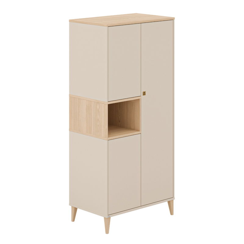 babyonlineshop Paidi Mila & Ben Kinderzimmer 3-türig Cashmere-Beige / Scandinavian-Wood Bis zu 55% Rabatt