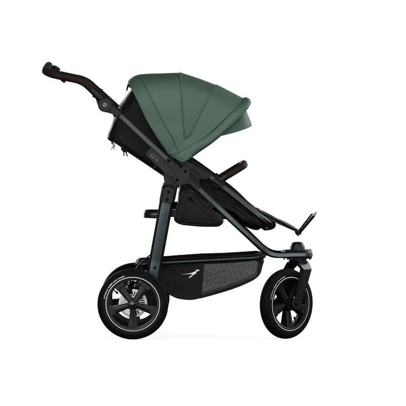 babyonlineshop tfk mono3 Sportwagen olive mit Luftrad-Set Jubiläumsangebot