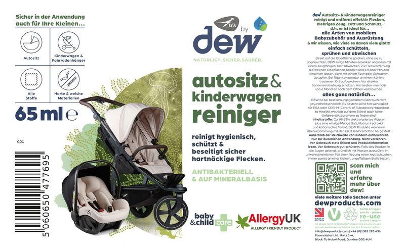 babyonlineshop tfk by dew - Autositz und Kinderwagen Reiniger (65ml) Heißer Verkauf