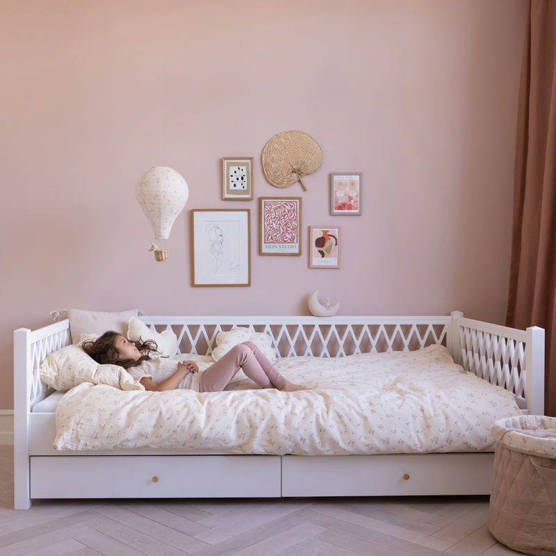 babyonlineshop CamCam Copenhagen Harlequin Tagesbett - Weiß Begrenzte Freigabe