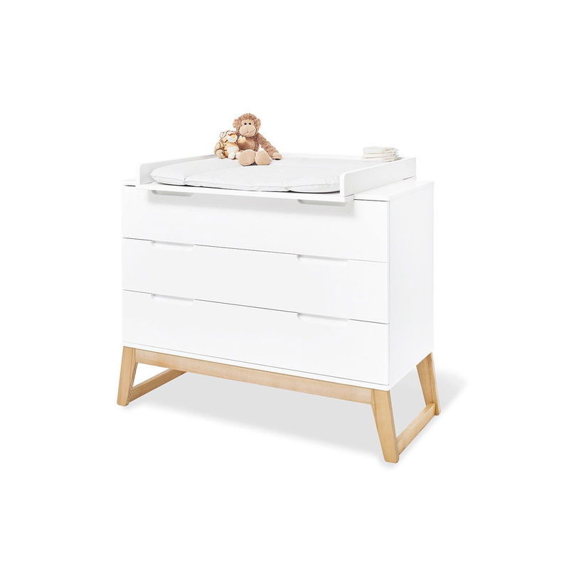 babyonlineshop Pinolino Bridge Wickelkommode breit abnehmbarer Wickelaufsatz zum Aktionspreis