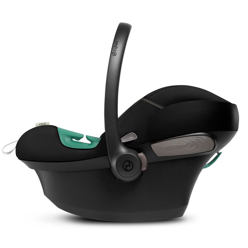 babyonlineshop CYBEX Aton S2 i-Size Babyschale Moon Black bis 13 kg Günstiger Verkauf