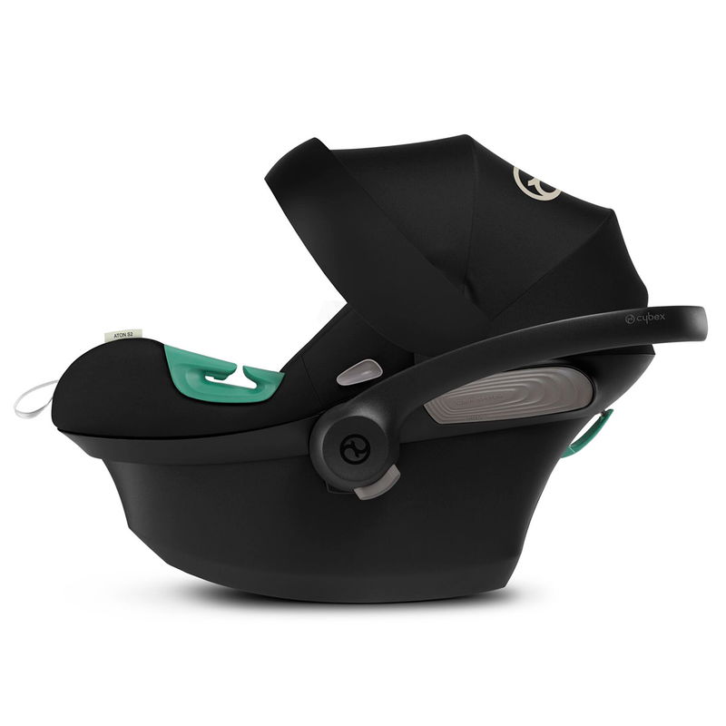 babyonlineshop CYBEX Aton S2 i-Size Babyschale Moon Black bis 13 kg Günstiger Verkauf