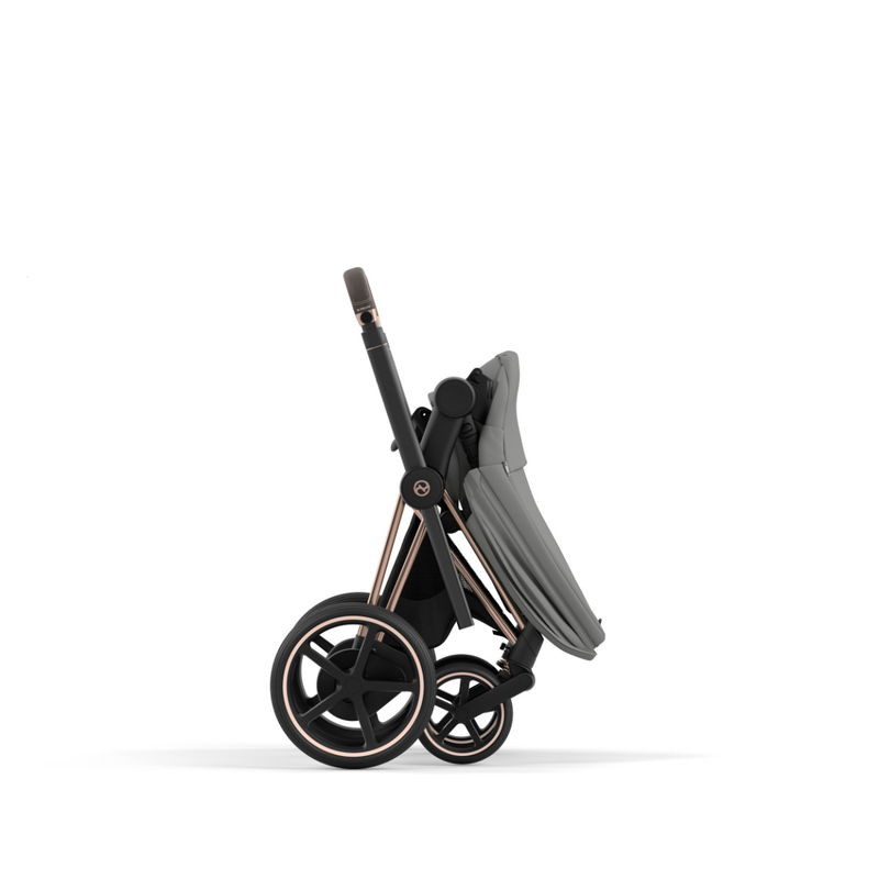 babyonlineshop CYBEX e-PRIAM Kinderwagen Mirage Grey Gestell wählbar New Generation Begrenztes Angebot