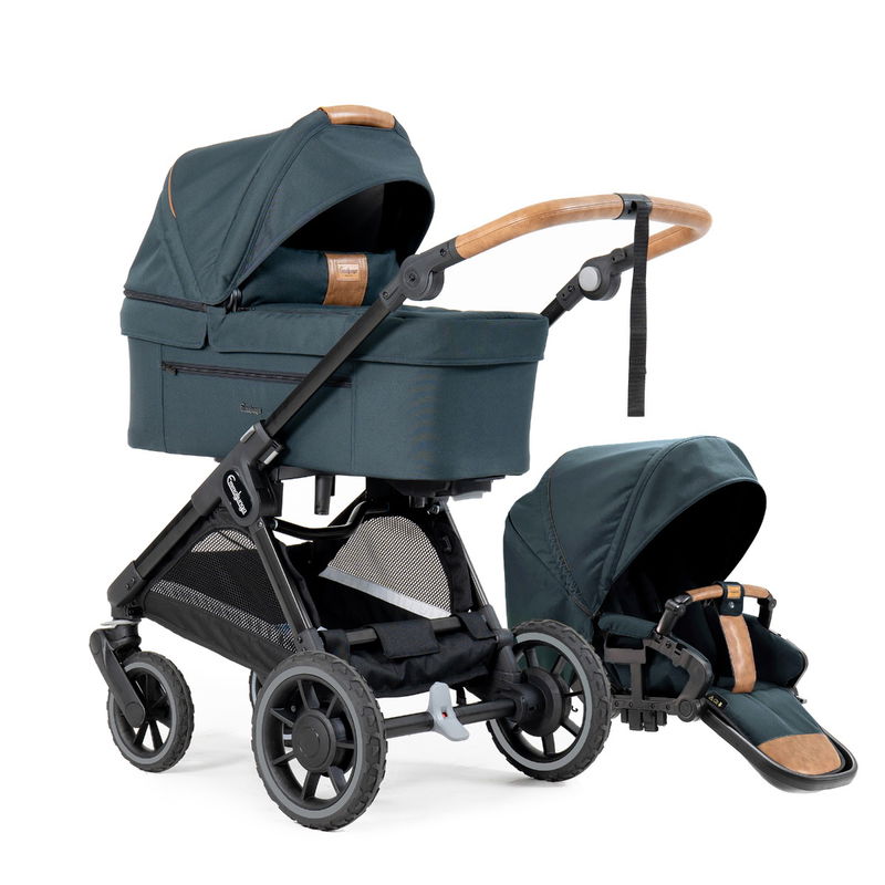 babyonlineshop Emmaljunga SENTO PRO FLAT Kinderwagen Outdoor Forest Black Friday